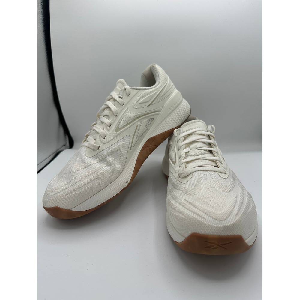 Reebok Nano X5 Edge Chalk White Gum Sole Mens Training Shoes 9 100252109